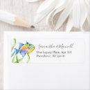Search for tropical fish return address labels Beach