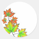 Search for maple leaves stickers Fall