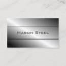 Recherche de acier industriel cartes visite Professionnel