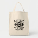 Search for retirement tote bags Retired