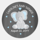 Search for elephant baby shower stickers Little peanut