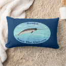 Search for narwhal pillows Whale