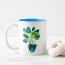 Search for abstract plants mugs Green