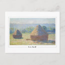 Recherche de meule de foin cartes postales Monet