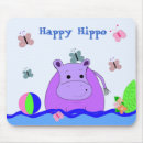 Recherche de hippopotames tapis souris Jungle