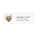 Search for sloth return address labels Funny