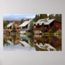 Recherche de lac de montagne posters Réflexions