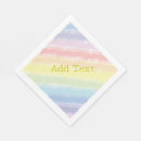Search for pastel rainbow napkins Minimalist