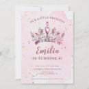 Search for our little princess birthday invitations Pink