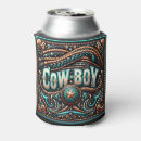 Search for leather can coolers Cowboy