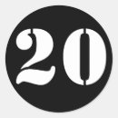 Search for sheet of 20 stickers English