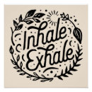 Search for inhale exhale posters Just breathe