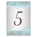 Search for snowflake table cards Winter wonderland