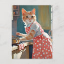 Recherche de femme foyer cartes postales Cuisine