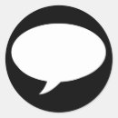 Search for speech bubble stickers White