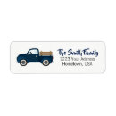 Search for truck return address labels Rustic