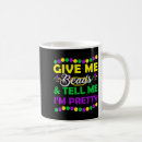 Search for mardi gras beads mugs Women
