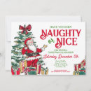 Search for naughty christmas invitations Naughty or nice