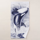 Search for orca whale bath towels Blue