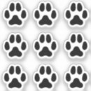 Search for black dog paw stickers Puppy