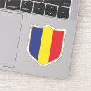Recherche de drapeau roumanie autocollants Europe