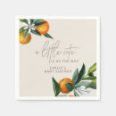 Search for orange fruit napkins Citrus baby shower