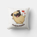 Search for funny pug pillows Dog lover
