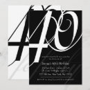 Search for elegant 40th birthday invitations Fortieth