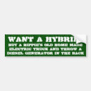Search for hybrids bumper stickers Electric