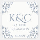 Search for gold and blue wedding stickers Antique