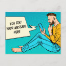 Search for text message postcards Modern
