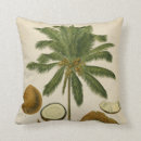 Search for vintage botanical print pillows Tropical