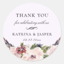 Search for purple thank you wedding stickers Plum