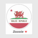 Search for welsh flag stickers Cymru
