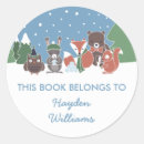 Search for fox in snow stickers Winter