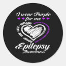 Search for epilepsy fighter stickers Warrior
