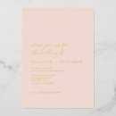 Search for peach gold invitations Elegant