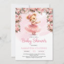 Recherche de fille de ballerine invitations Floral