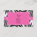 Recherche de zèbre noir et blanc cartes visite Rose