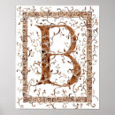 Search for brown monogram posters Letter