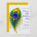 Recherche de peacock feather invitations Plumes