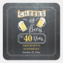 Search for cheers to 40 years stickers For him