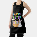 Search for happy bunny aprons Easter