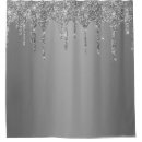 Search for silver grey shower curtains Glamourous