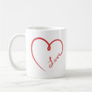 Search for for him and her mugs Heart