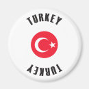 Recherche de drapeau turc magnets Rouge
