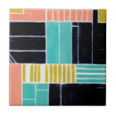 Recherche de motif géométrique de turquoise carreaux Abstrait