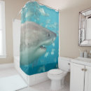 Search for great white shark shower curtains For kids