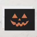 Search for jack o lantern face invitations Scary
