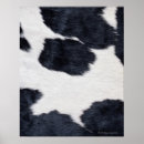 Recherche de peau de vache posters Noir